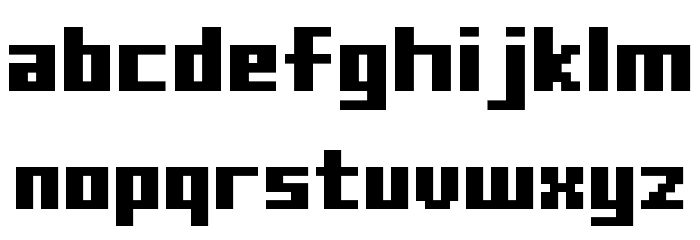 FFF Freedom フォント 小文字