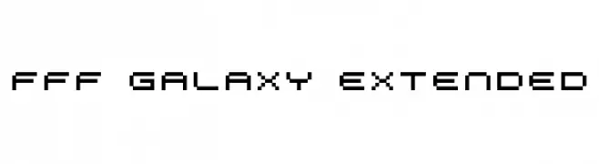 FFF Galaxy Extended  تنزيل الخطوط