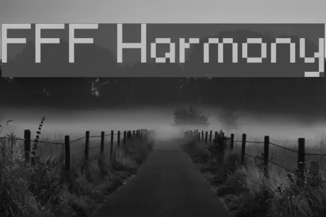 FFF Harmony Font examples