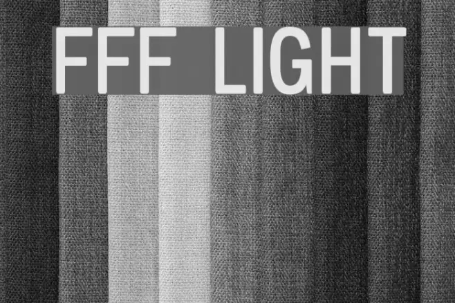 FFF Light Font examples
