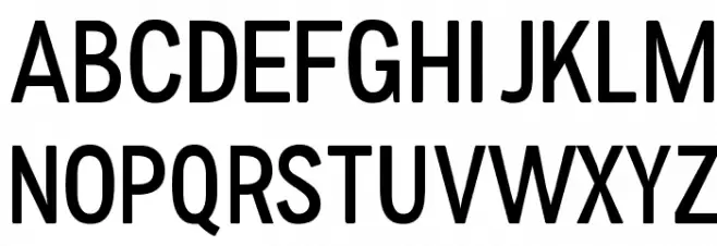 FFF Light 字体 小写