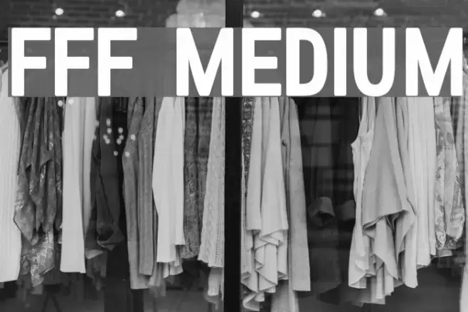FFF Medium Font examples