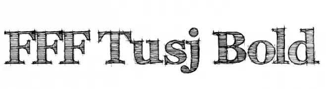 FFF Tusj Bold  नि: शुल्क फ़ॉन्ट्स डाउनलोड