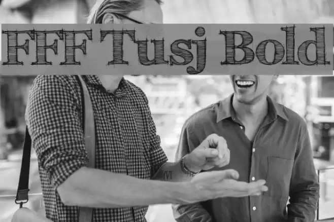 FFF Tusj Bold फ़ॉन्ट examples