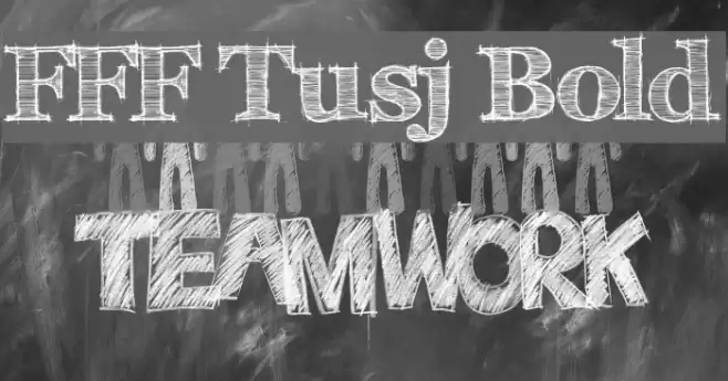 FFF Tusj Bold फ़ॉन्ट examples