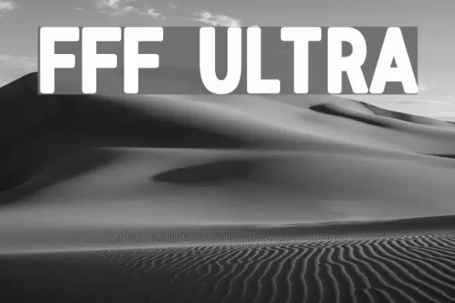 FFF Ultra Font examples