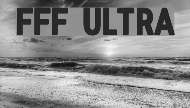 FFF Ultra Font examples