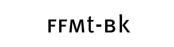 FFMt-Bk  Скачать бесплатные шрифты