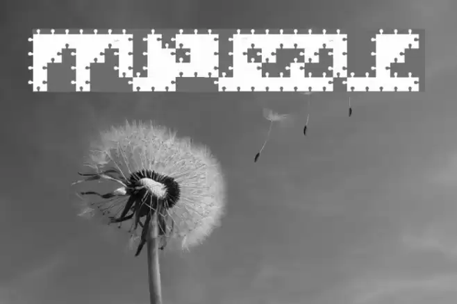 FFUPuzzle Font examples