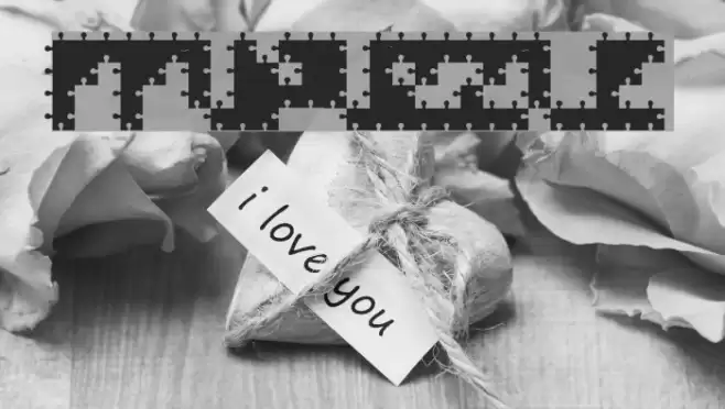 FFUPuzzle Font examples