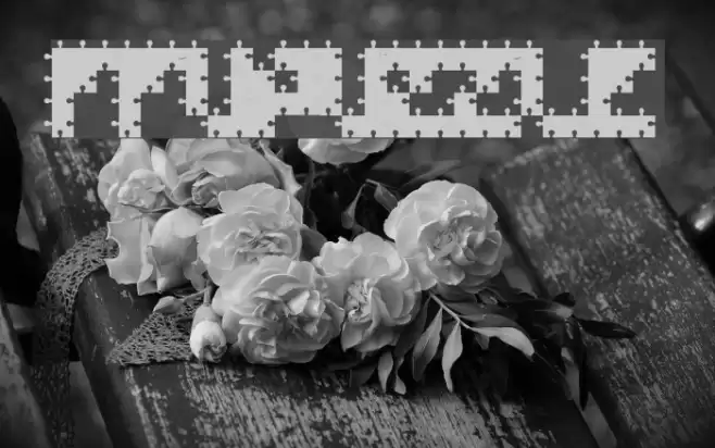 FFUPuzzle Font examples