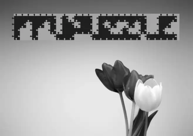 FFUPuzzle Font examples