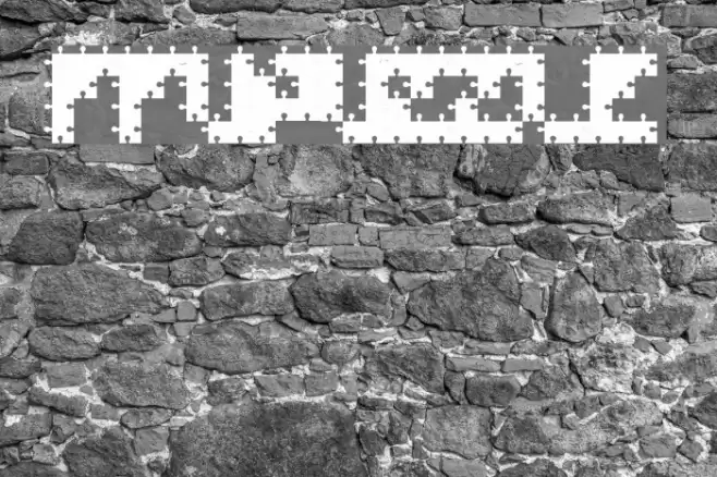 FFUPuzzle Font examples