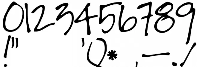 FG Jayne Print Font OTHER CHARS