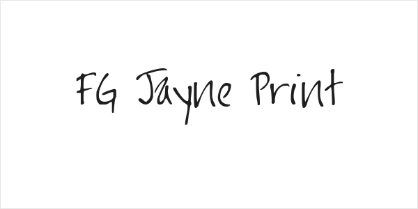 FG Jayne Print Logo