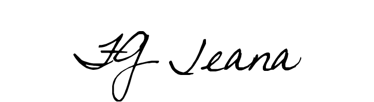 FG Jeana  font caratteri gratis