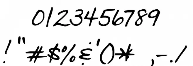 FG Jeana Font OTHER CHARS