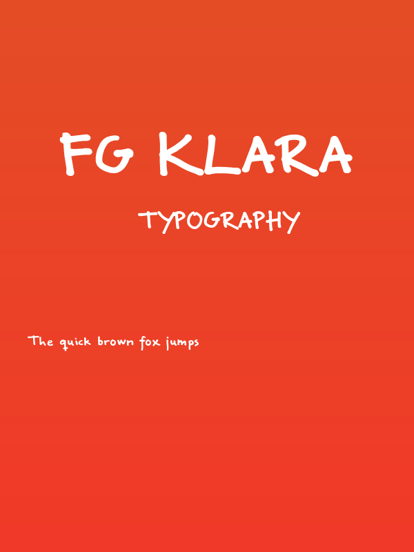 FG Klara Poster