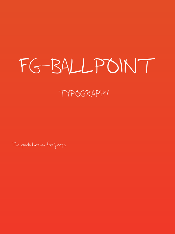 FG-ballpoint Poster