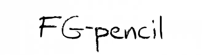 FG-pencil  Free Fonts Download