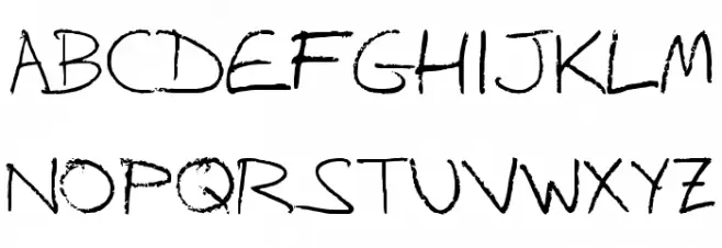 FG-pencil Schriftart Groß