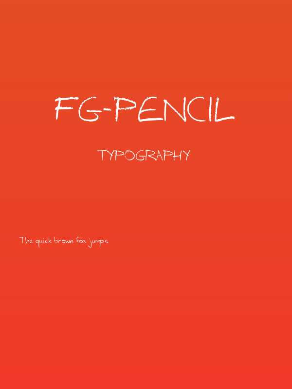 FG-pencil Poster