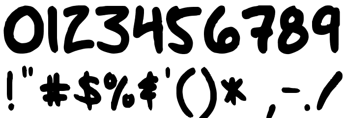 FG-roundtip Font OTHER CHARS