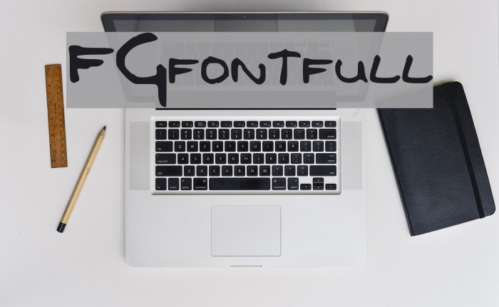 FGfontfull Font examples