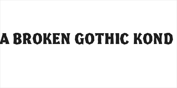 FHA Broken Gothic Kond NC Logo