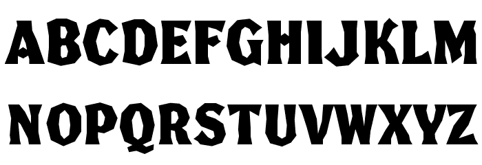FHA Broken Gothic Kond NC Font LOWERCASE