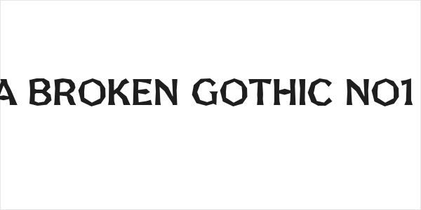 FHA Broken Gothic No1 NC Logo