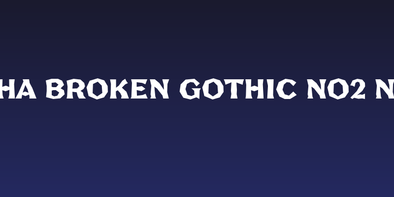 FHA Broken Gothic No2 NC Social Header