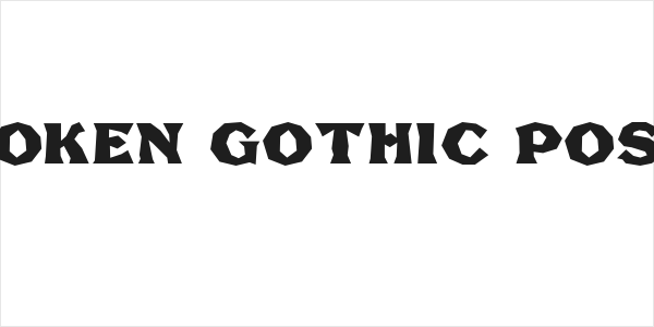 FHA Broken Gothic Poster NC Logo