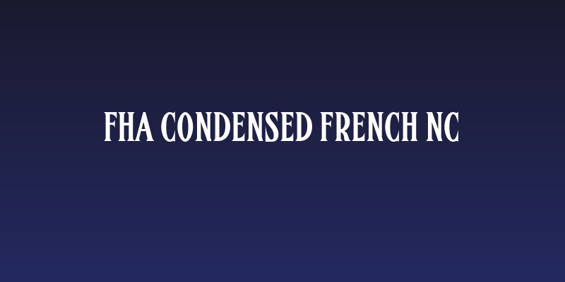 FHA Condensed French NC Social Header