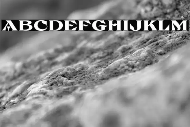 FHA Eccentric French Normal Font examples