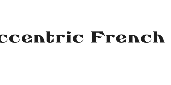 FHA Eccentric French Normal Logo