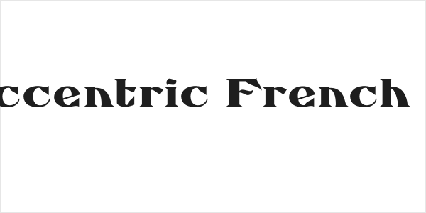 FHA Eccentric French Normal Logo