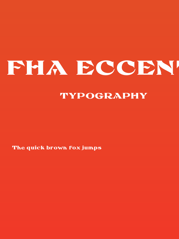 FHA Eccentric French Normal Poster