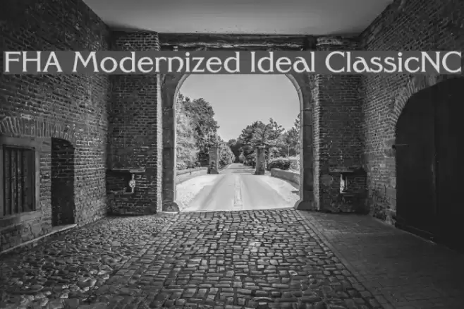 FHA Modernized Ideal ClassicNC Font examples