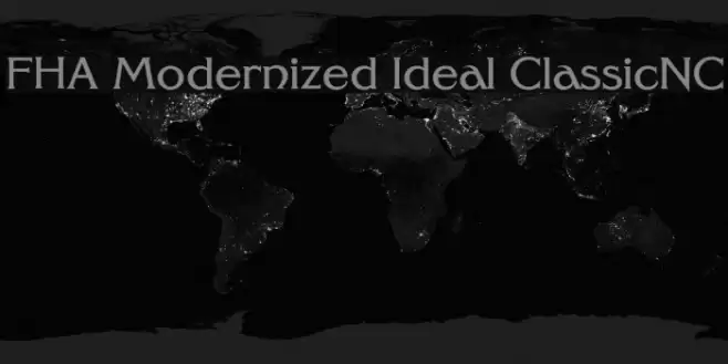 FHA Modernized Ideal ClassicNC Font examples