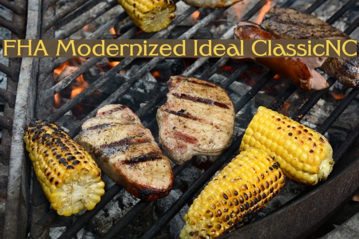 FHA Modernized Ideal ClassicNC Font examples