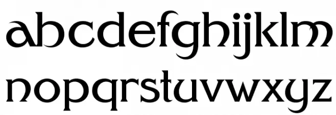 FHA Modernized Ideal ClassicNC Caratteri MINUSCOLO