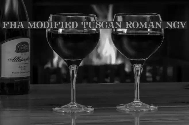 FHA Modified Tuscan Roman NCV フォント examples