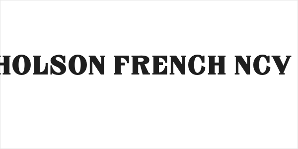FHA Nicholson French NCV Normal Logo