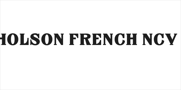 FHA Nicholson French NCV Normal Logo
