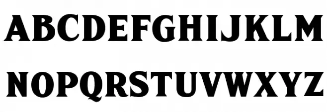 FHA Sign DeVinneNC 字体 小写