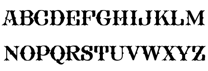 FHA Spur Tuscan Roman NCV Font LOWERCASE