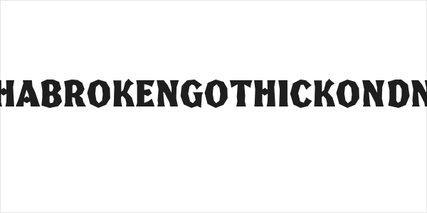 FHABrokenGothicKondNC Logo