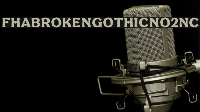 FHABrokenGothicNo2NC Example 2
