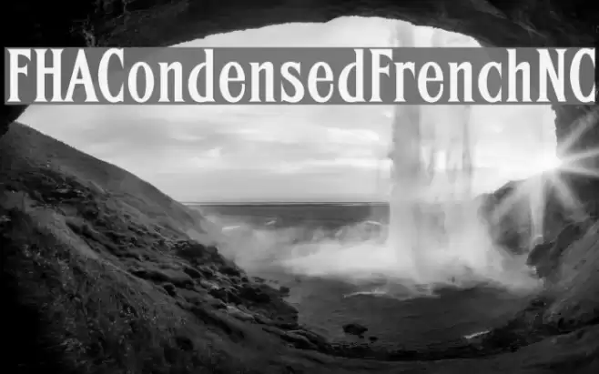 FHACondensedFrenchNC Font examples